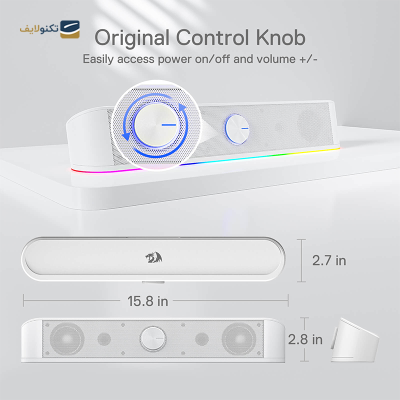 اسپیکر دسکتاپ ردراگون مدل GS560 Adiemus - Redragon GS560 Adiemus PC Speaker