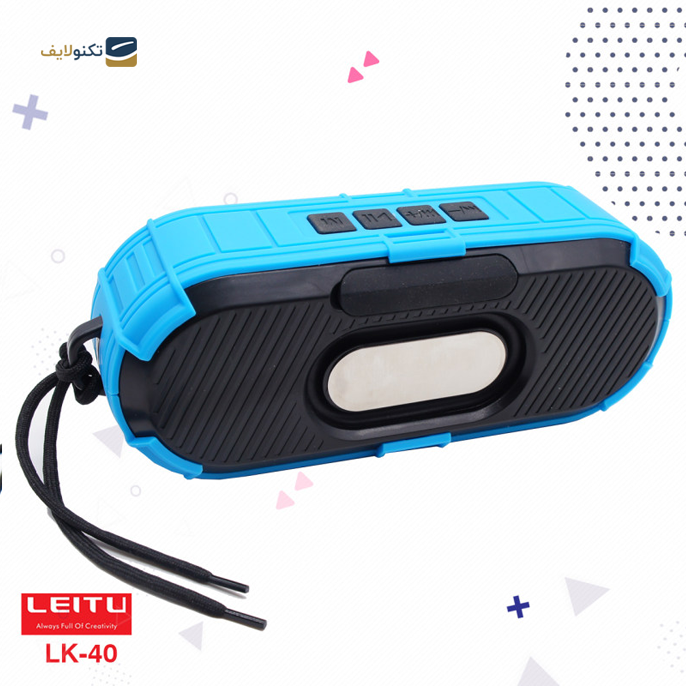 اسپیکر بلوتوثی قابل حمل لیتو مدل LK - 40 - Leitu LK - 40 Bluetooth Speaker