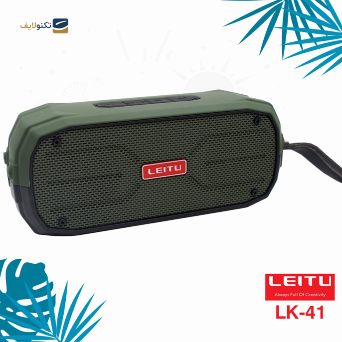  اسپیکر بلوتوثی قابل حمل لیتو مدل LK - 41 - Leitu LK - 41 Bluetooth Speaker