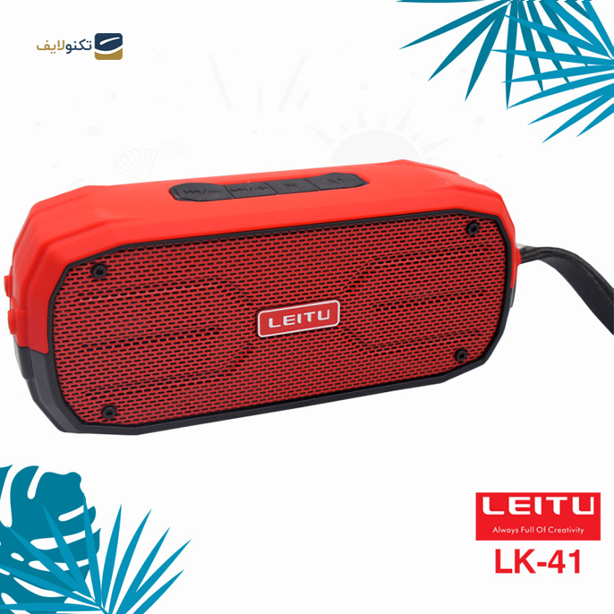  اسپیکر بلوتوثی قابل حمل لیتو مدل LK - 41 - Leitu LK - 41 Bluetooth Speaker