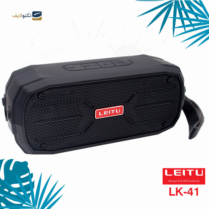  اسپیکر بلوتوثی قابل حمل لیتو مدل LK - 41 - Leitu LK - 41 Bluetooth Speaker