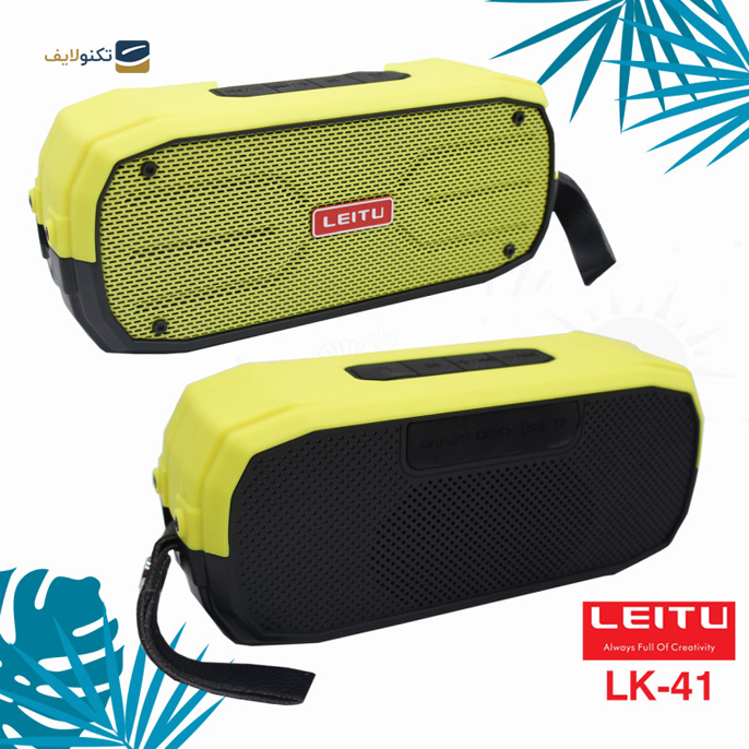  اسپیکر بلوتوثی قابل حمل لیتو مدل LK - 41 - Leitu LK - 41 Bluetooth Speaker