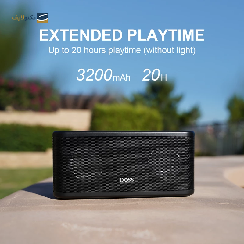 اسپیکر بلوتوثی قابل حمل داس مدل SoundBox Plus - Doss SoundBox Plus Bluetooth Portable Speaker