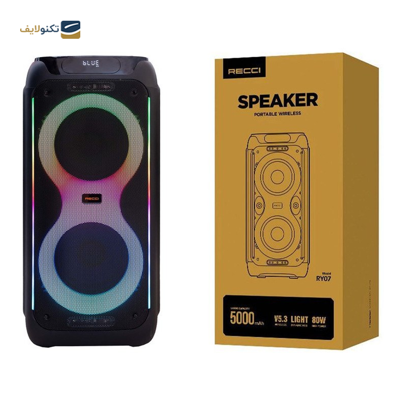 اسپیکر چمدانی رسی مدل RY07 - Sibraton RY07 Bluetooth Speaker