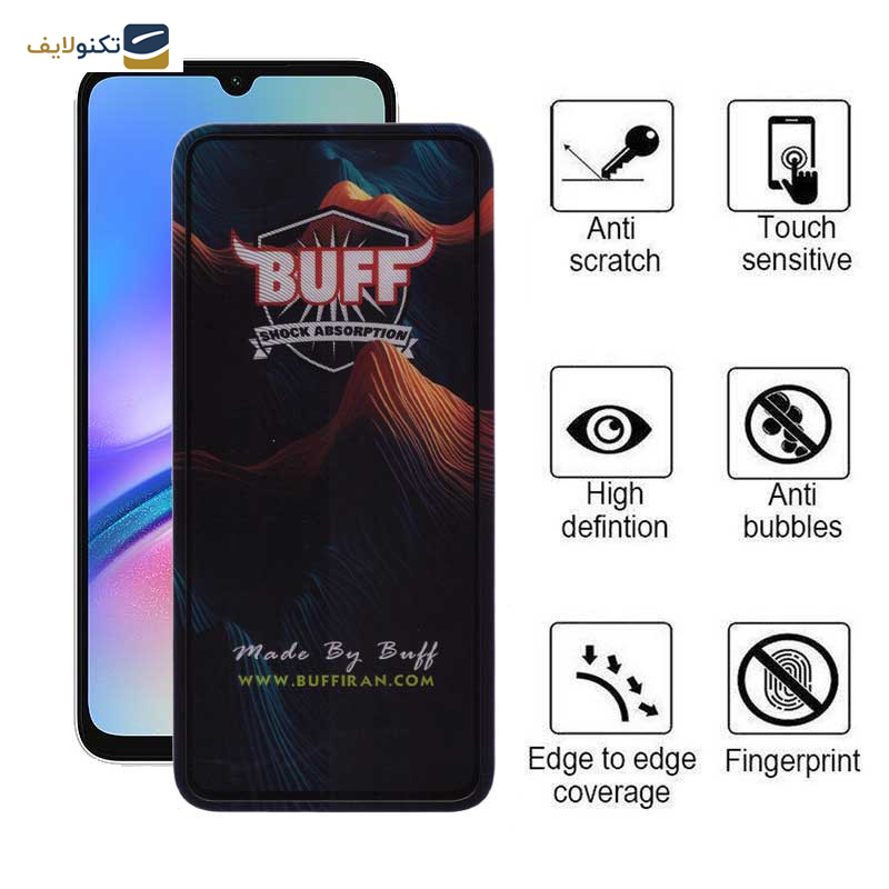 محافظ صفحه نمایش 5D بوف مدل Mountain-G مناسب برای گوشی موبایل سامسونگ Galaxy A05s / A05 / A70 - Buff 5D Mountain-G Glass Screen Protector For Samsung Galaxy A05s / A05 / A70