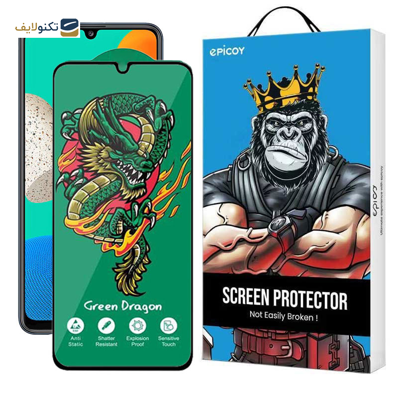 محافظ صفحه نمایش اپیکوی مدل Green Dragon ExplosionProof مناسب برای گوشی موبایل سامسونگ Galaxy M32 4G/ M31 Prime 4G / M30s 4G/ M30 4G - Epicoy Green Dragon ExplosionProof Glass Screen Protector For Samsung Galaxy M32 4G/ M31 Prime 4G / M30s 4G/ M30 4G