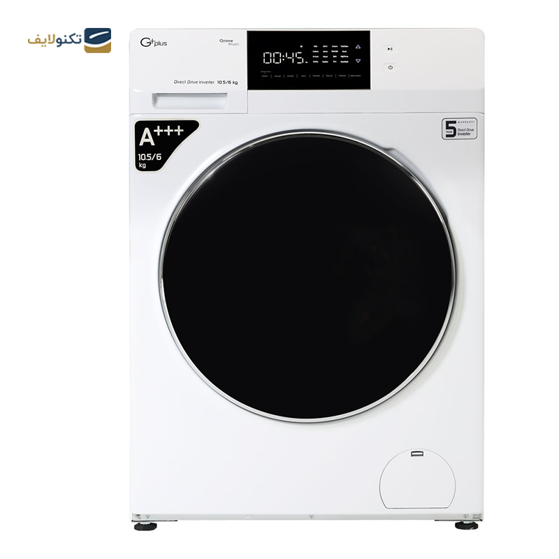 ماشین لباسشویی جی پلاس 10.5 کیلویی مدل GWM-MD106 - GPlus GWM-MD106 Washing Machine