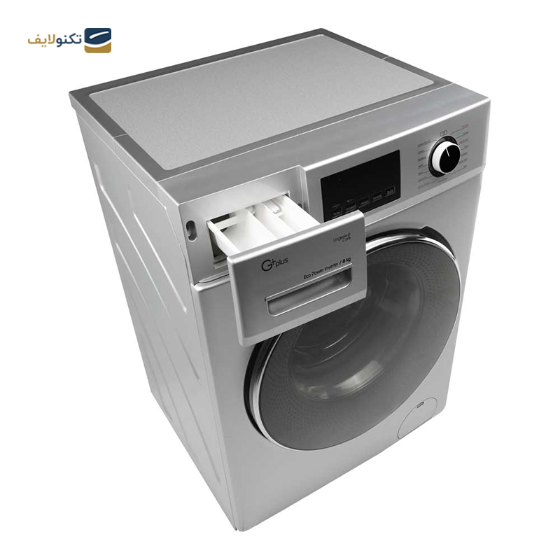 ماشین لباسشویی جی پلاس 8 کیلویی مدل K824 - GPlus K824 Washing Machine