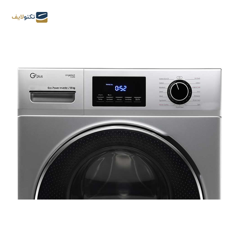 ماشین لباسشویی جی پلاس 8 کیلویی مدل K824 - GPlus K824 Washing Machine