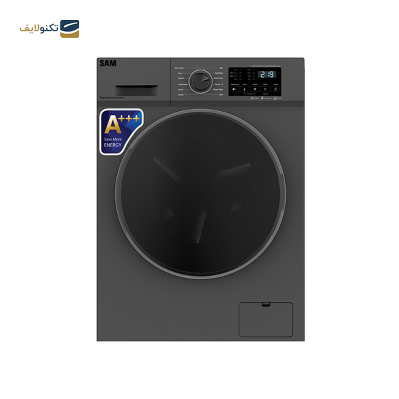 ماشین لباسشویی سام الکترونیک 8 کیلویی مدل UN-Q1433 - Sam Electronic UN-Q1433 Washing Machine 8KG