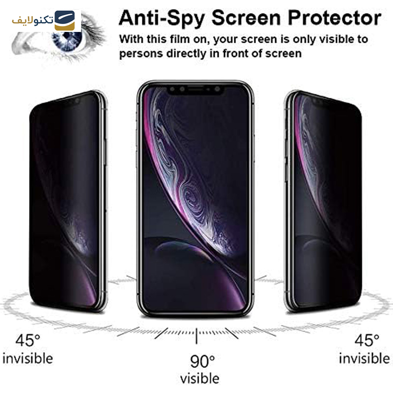 محافظ صفحه نمایش حریم شخصی اپیکوی مدل Airbag Privacy مناسب برای گوشی موبایل سامسونگ Galaxy A14 4G/5G /Xcover7 - Epicoy Airbag Privacy Glass Screen Protector For Samsung Galaxy A14 4G/5G /Xcover7