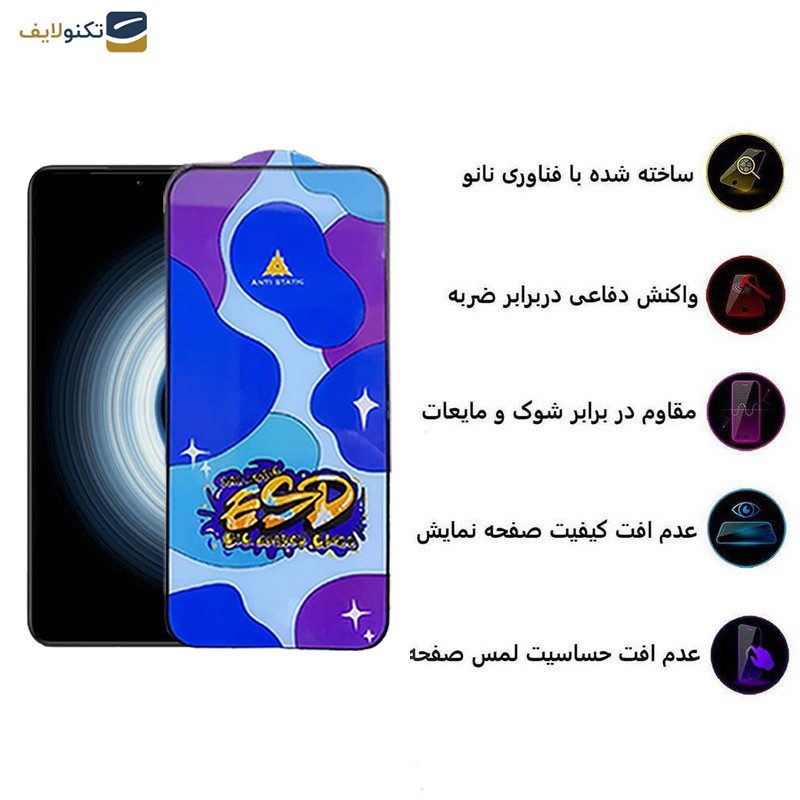 محافظ صفحه نمایش اپیکوی مدل Star ESD مناسب برای گوشی موبایل شیائومی Redmi K50 Ultra-Redmi K50 Gaming-Redmi K50 Pro-Redmi K50 - Star ESD Glass Screen Protector For Xiaomi Redmi K50 Ultra-Redmi K50 Gaming-Redmi K50 Pro-Redmi K50