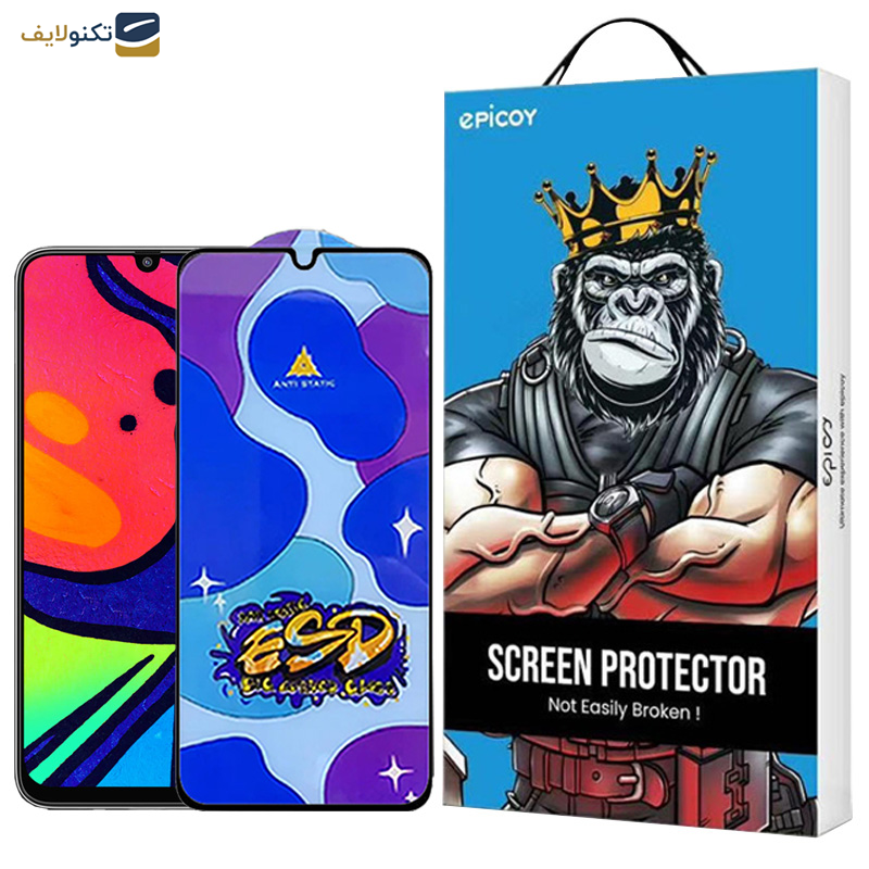 محافظ صفحه نمایش اپیکوی مدل Star ESD مناسب برای گوشی موبایل سامسونگ Galaxy F41 4G-F22-M21 2021 4G-M31 4G - Epicoy Star ESD Glass Screen Protector For Samsung Galaxy F41 4G-F22-M21 2021 4G-M31 4G