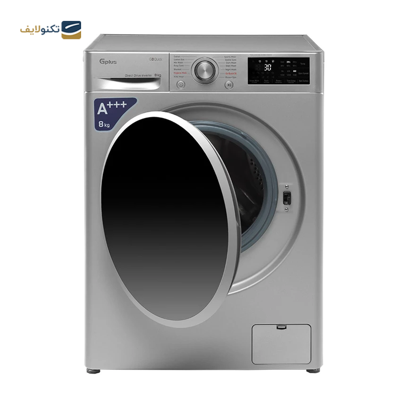 ماشین لباسشویی جی پلاس 8 کیلویی مدل GWM-P870S - GPlus GWM-P870S Washing Machine