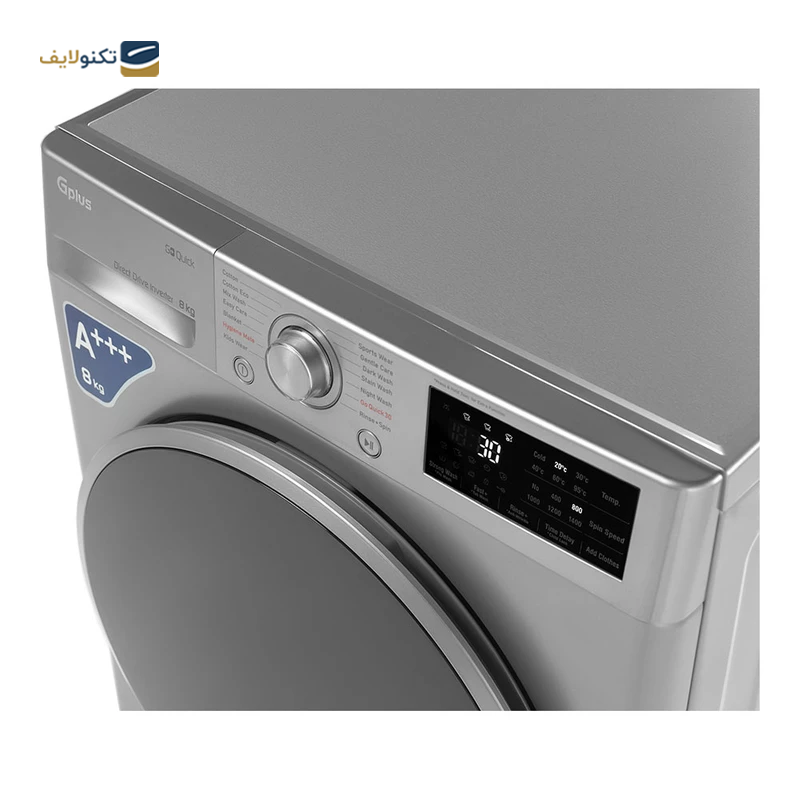 ماشین لباسشویی جی پلاس 8 کیلویی مدل GWM-P870S - GPlus GWM-P870S Washing Machine