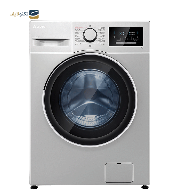 ماشین لباسشویی اسنوا 7 کیلویی سری هارمونی اسليم مدل SWM-71S11 - Snowa Harmony Slim Series SWM-71S11 Washing Machine