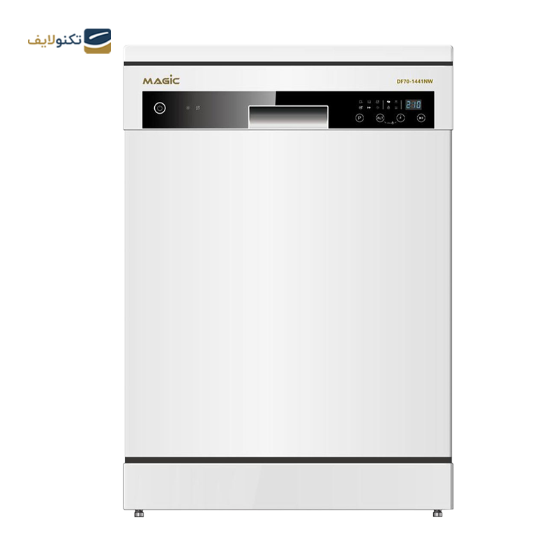 ماشین ظرفشویی مجیک ظرفیت 14 نفره مدل DF70-1441NW - Magic DF70-1441NW Dishwasher