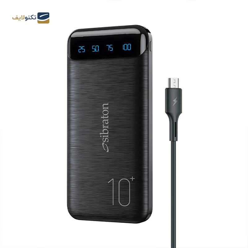 پاوربانک سیبراتون مدل S-PB105 ظرفیت 10000 میلی آمپر ساعت - Sibraton S-PB105 10000mah power bank