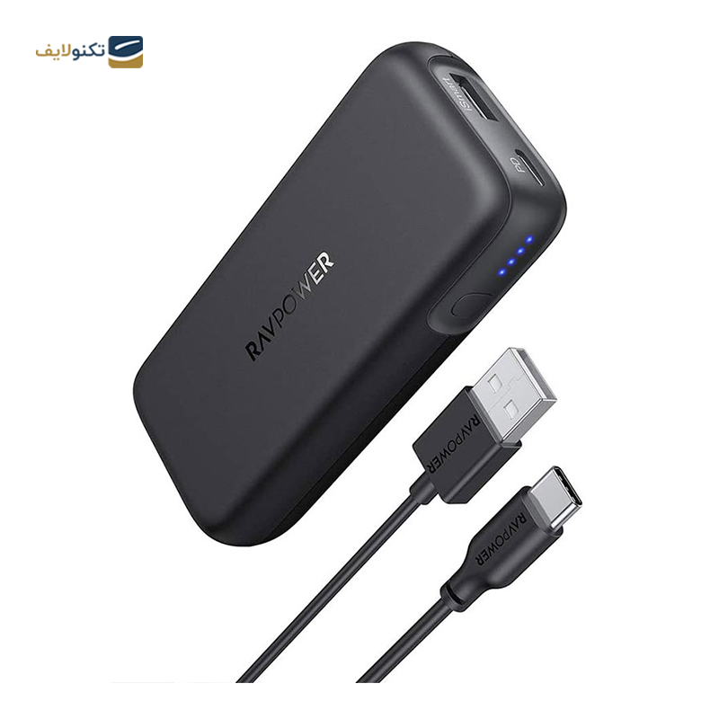 پاوربانک راو پاور مدل RP-PB186 ظرفیت 10000 میلی آمپر ساعت  - RAVpower RP-PB186 10000mAh Power Bank