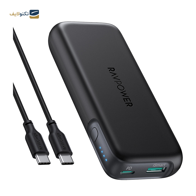 پاوربانک راو پاور مدل RP-PB186 ظرفیت 10000 میلی آمپر ساعت  - RAVpower RP-PB186 10000mAh Power Bank