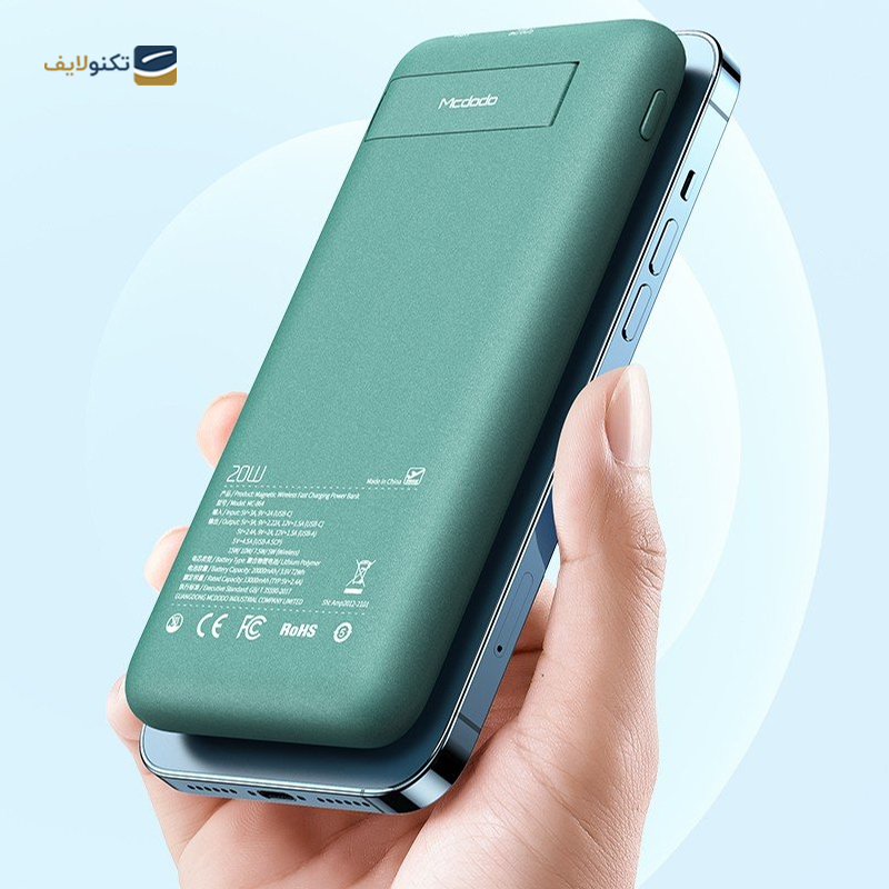 پاوربانک مک دودو مدل MC-8641 ظرفیت 20000 میلی آمپر ساعت - Mcdodo MC-8641 Power Bank 20000mAh