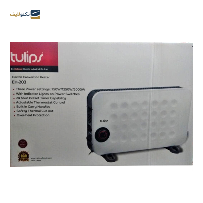 بخاری برقی هالوژنی تولیپس مدل EH-203 - Tulips EH-203 Heater