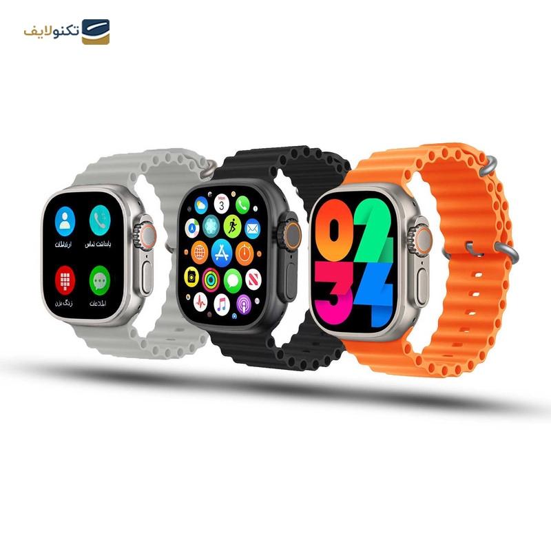 ساعت هوشمند ورنا مدل W49 Ultra همراه با 7 بند - Verna W49 Ultra Smartwatch with 7 band