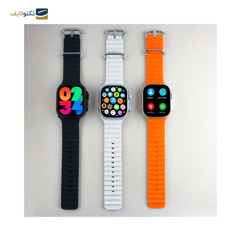 ساعت هوشمند ورنا مدل W49 Ultra همراه با 7 بند - Verna W49 Ultra Smartwatch with 7 band