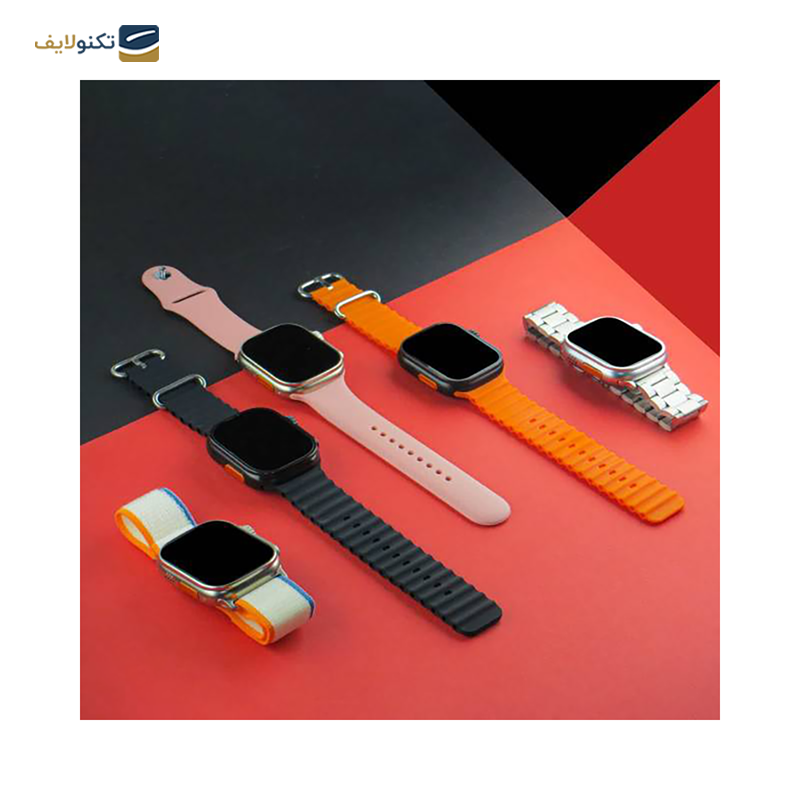 ساعت هوشمند ورنا مدل W49 Ultra همراه با 7 بند - Verna W49 Ultra Smartwatch with 7 band