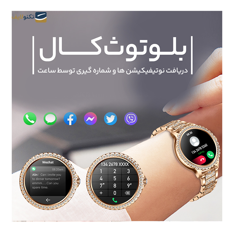 ساعت هوشمند هیوامی مدل Aventium - Hivami Aventium Smart Watch