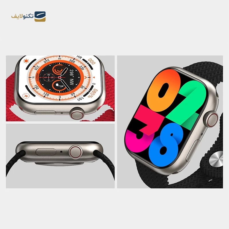 ساعت هوشمند مدل HK9 Pro-White - HK9 Pro-White Smart Watch