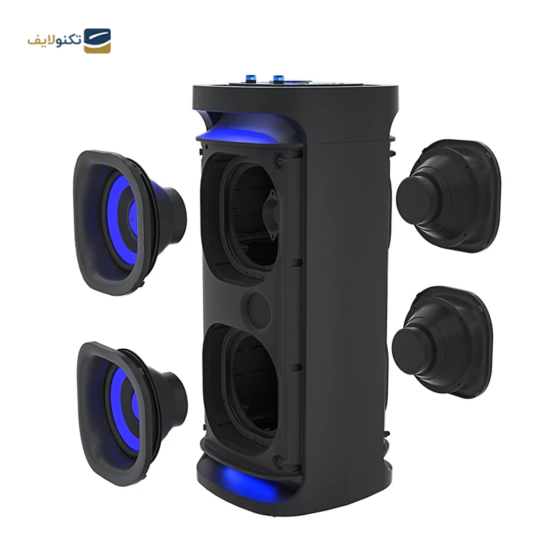 اسپیکر بلوتوثی قابل حمل هیسکا مدل PARTY BOX 1007 - Hiska PARTY BOX 1007 Wireless Speaker