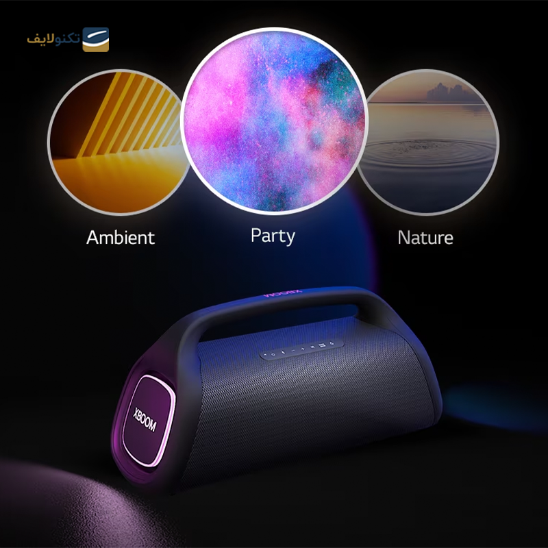 اسپیکر بلوتوثی قابل حمل ال جی مدل XBOOM Go XG9QBK - LG XBOOM Go XG9QBK Portable Bluetooth Speaker