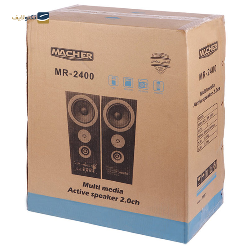 اسپیکر دسکتاپ مچر مدل MR-2400 - Macher MR-2400 Desktop Speakers