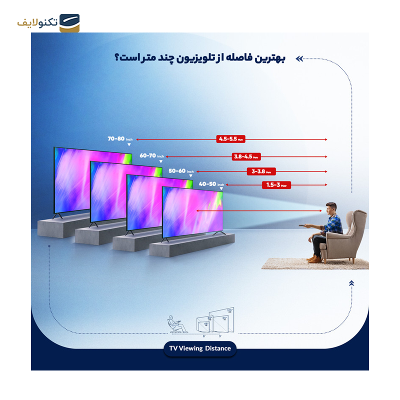 تلویزیون ال ای دی جی پلاس مدل GTV-75RU834S سایز ۷۵ اینچ - GPlus GTV-75RU834S LED TV ۷۵ Inch