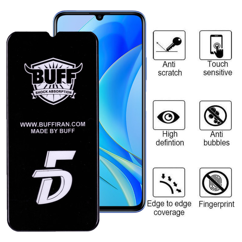 گلس گوشی هواوی Nova Y70 بوف 5D مدل F33-G - buff F33-G Nova Y70 Screen Protector