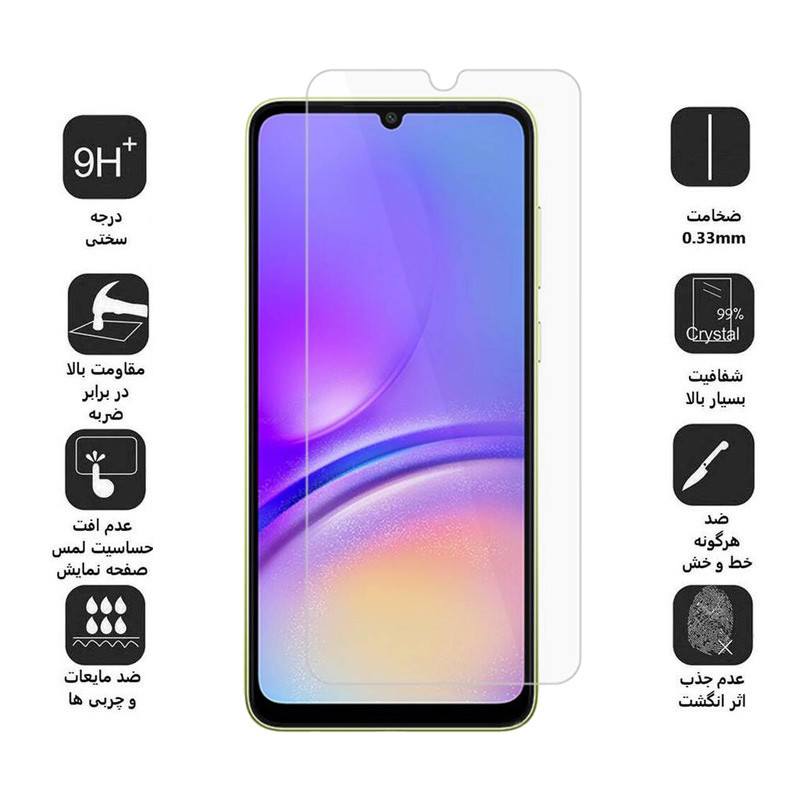 محافظ صفحه نمایش اپیکوی مدل Clear Pro مناسب برای گوشی موبایل سامسونگ Galaxy A70/A05/A05s - Epicoy Clear Pro Glass Screen Protector For Samsung Galaxy A70/A05/A05s