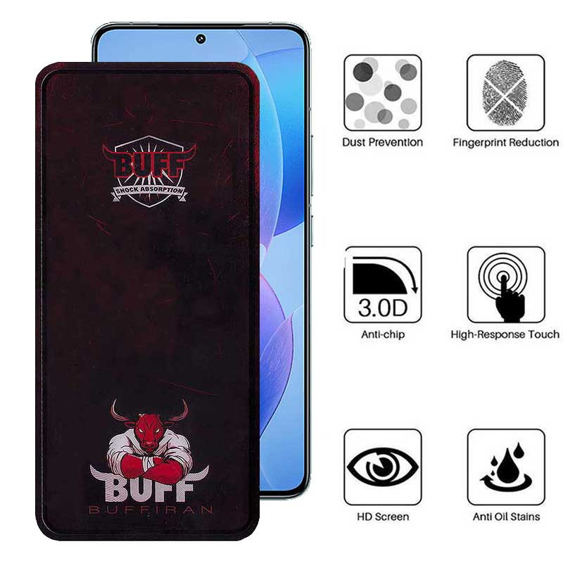 محافظ صفحه نمایش بوف مدل Muscle-Bull-G مناسب برای گوشی موبایل شیائومی Redmi K70 / K70 Pro / K70E - Buff Muscle-Bull-G Glass Screen Protector For Xiaomi Redmi K70 / K70 Pro / K70E