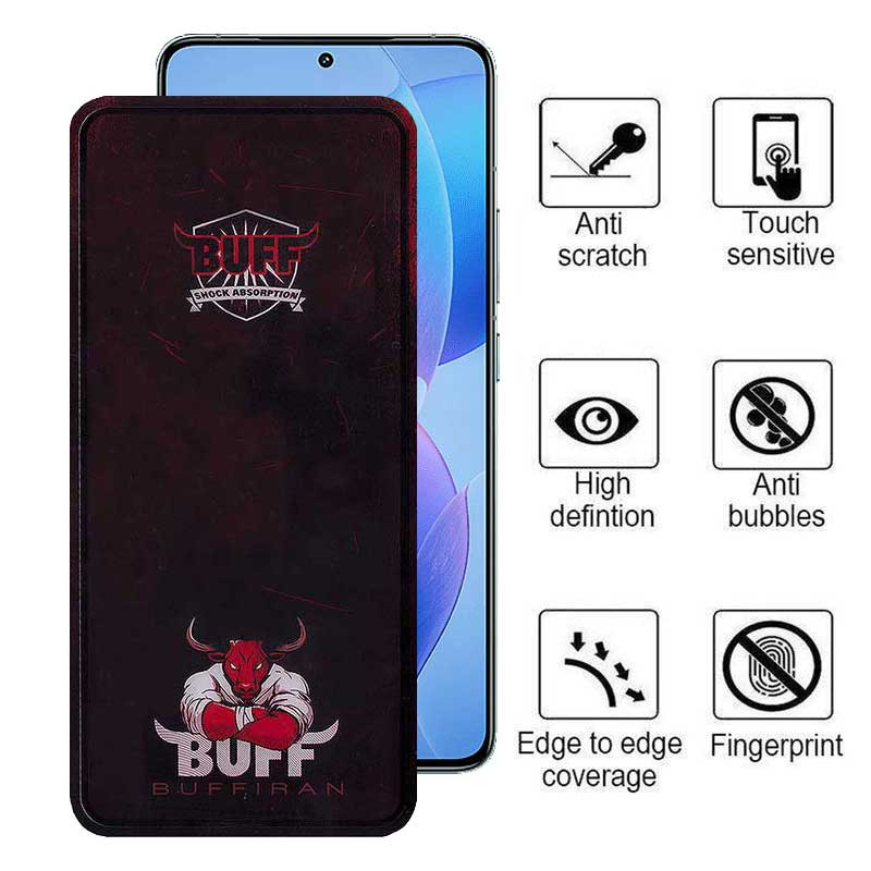 محافظ صفحه نمایش بوف مدل Muscle-Bull-G مناسب برای گوشی موبایل شیائومی Redmi K70 / K70 Pro / K70E - Buff Muscle-Bull-G Glass Screen Protector For Xiaomi Redmi K70 / K70 Pro / K70E