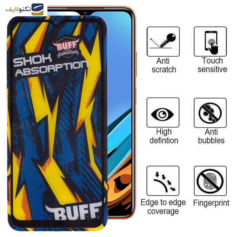 محافظ صفحه نمایش بوف مدل Shock-Shock-G مناسب برای گوشی موبایل شیائومی Redmi 9 Power 4G - 9A sport - 9i - 9T - 9 Active - Buff Shock-Shock-G Glass Screen Protector For Xiaomi Redmi 9 Power 4G - 9A sport- 9i - 9T - 9 Active