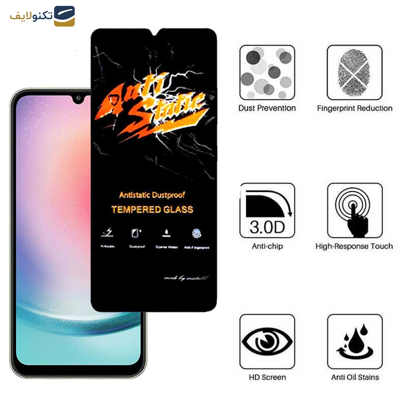 محافظ صفحه نمایش اپیکوی مدل Antistatic Dustproof مناسب برای گوشی موبایل سامسونگ Galaxy A15 5G-4G - A25 5G - A24 4G - Epicoy Antistatic Dustproof Screen Protector For Samsung Galaxy A15 5G-4G - A25 5G - A24 4G
