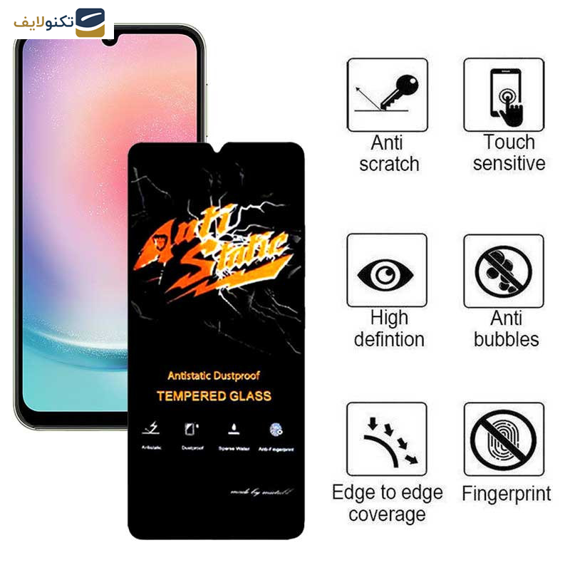 محافظ صفحه نمایش اپیکوی مدل Antistatic Dustproof مناسب برای گوشی موبایل سامسونگ Galaxy A15 5G-4G - A25 5G - A24 4G - Epicoy Antistatic Dustproof Screen Protector For Samsung Galaxy A15 5G-4G - A25 5G - A24 4G