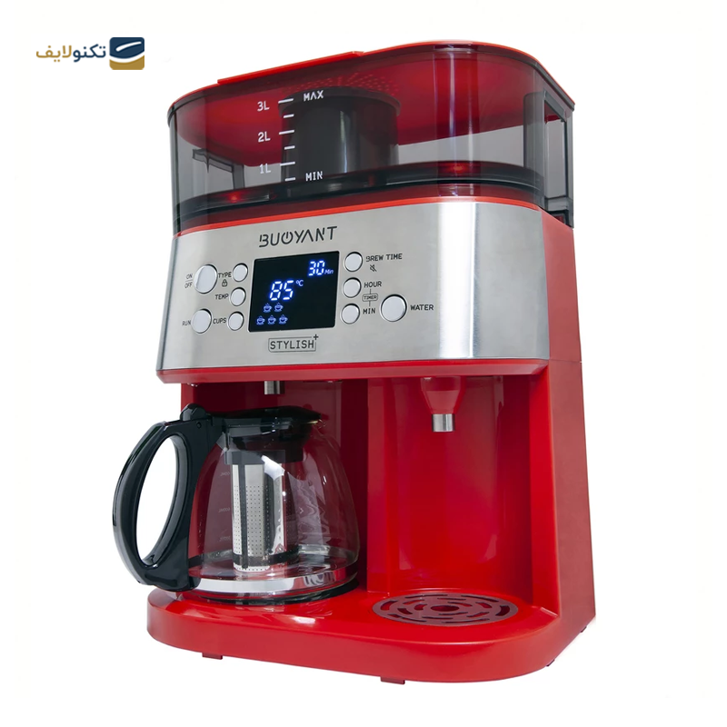 چای و قهوه ساز بویانت مدل Stylish Plus قرمز - Buoyant Stylish Plus Coffee Maker