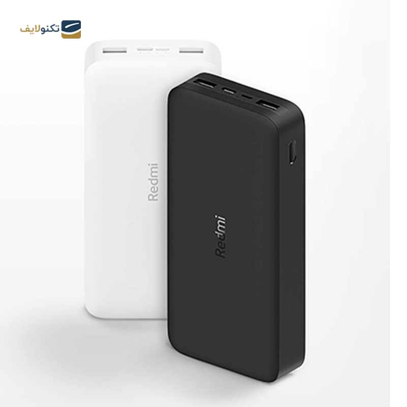 پاوربانک شیائومی مدل Redmi PB200LZM ظرفیت 20000 میلی آمپرساعت به همراه کابل تبدیل microUSB - Xiaomi Redmi PB200LZM 20000mAh Power Bank With MicroUSB Cable