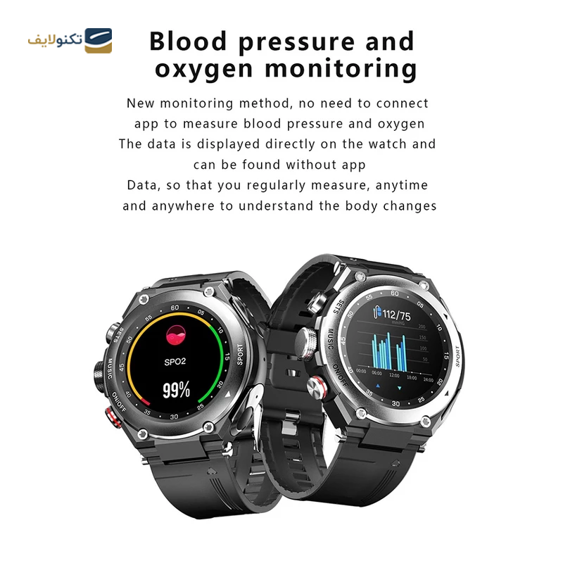 ساعت هوشمند مدل NDW05 با هندزفری بلوتوث - NDW05 Smart Watch with Wireless Handsfree