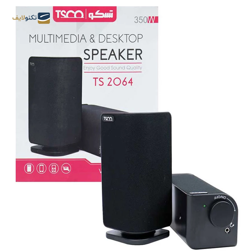  اسپیکر دسکتاپ تسکو مدل TS 2064 - TSCO TS 2064 Desktop Speakers