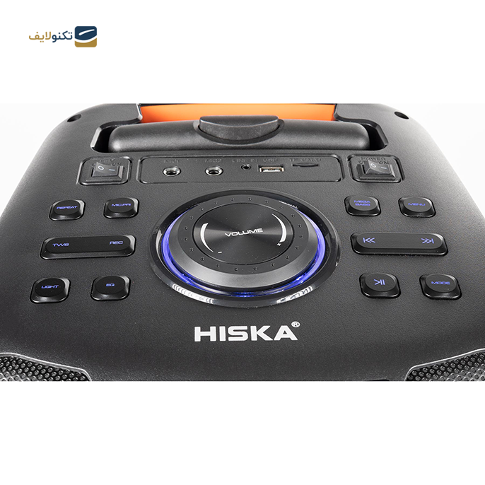 اسپیکر بلوتوثی چمدانی هیسکا مدل Party Box 1009 - Hiska Party Box 1009 Wireless Speaker