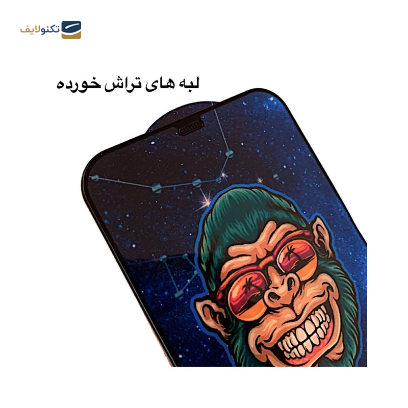 گلس گوشی اپل iPhone 15 شهر گلس مدل آنتی استاتیک ANTIMONKYSH - Shahr Glass ANTIMONKYSH Apple iPhone 15 Screen Protector