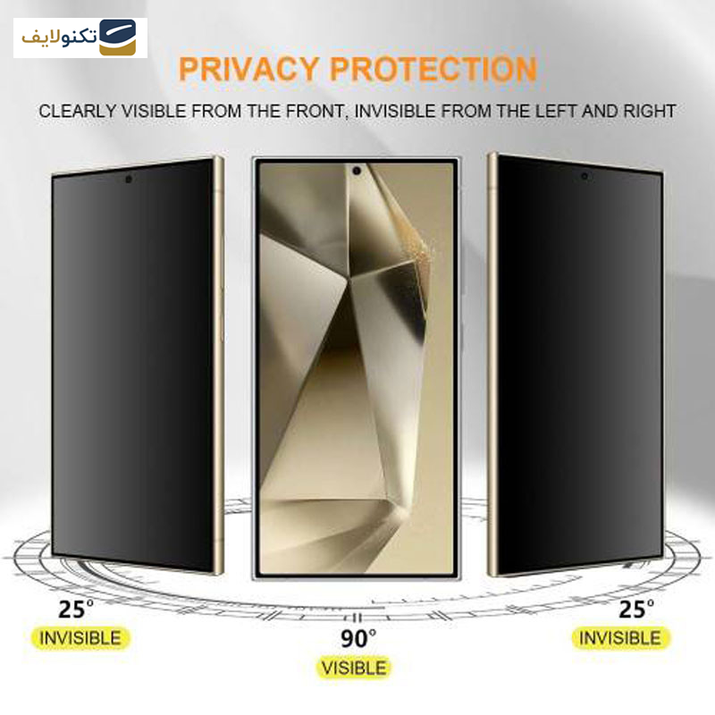 محافظ صفحه نمایش حریم شخصی اپیکوی مدل Xmart-Privacy Premium مناسب برای گوشی موبایل سامسونگ Galaxy S24 Ultra - Epicoy Xmart-Privacy Premium Screen Protector For Samsung Galaxy S24 Ultra