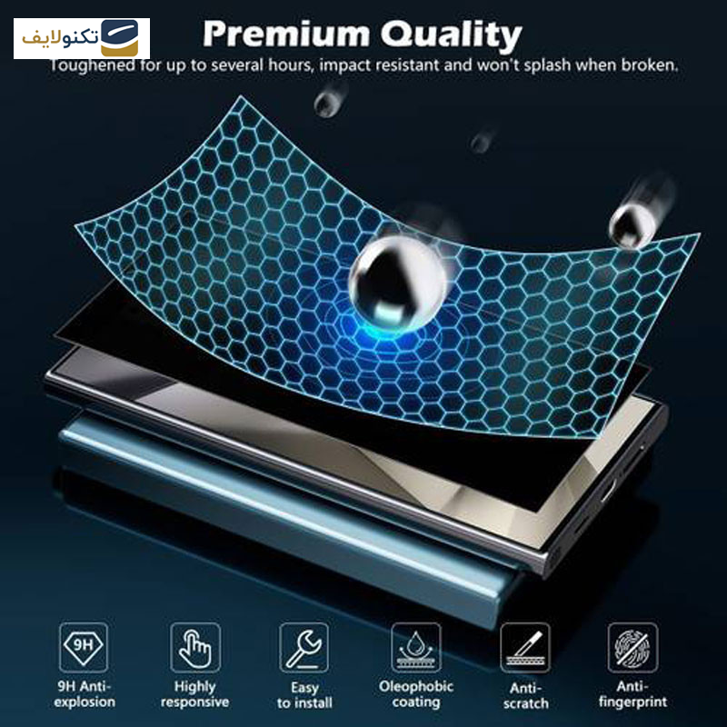 محافظ صفحه نمایش حریم شخصی اپیکوی مدل Xmart-Privacy Premium مناسب برای گوشی موبایل سامسونگ Galaxy S24 Ultra - Epicoy Xmart-Privacy Premium Screen Protector For Samsung Galaxy S24 Ultra